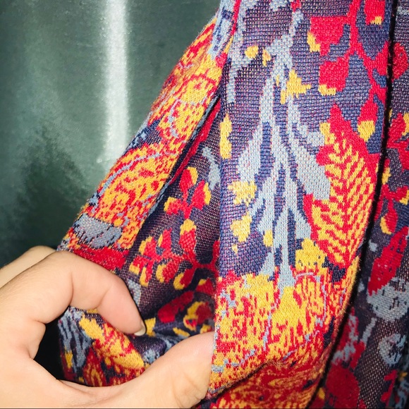 LuLaRoe Amelia Dress Sz XL Floral Print - Picture 4 of 5